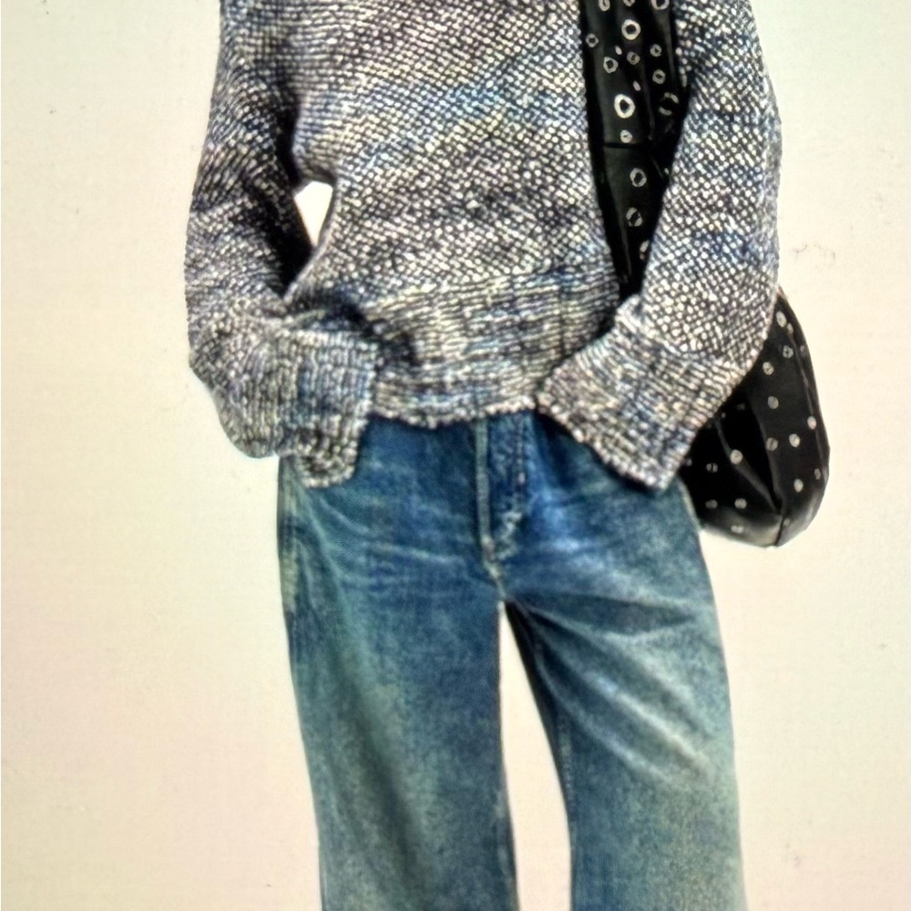 Free People Cotton Candy Crew Neck Sweater - Picture 7 of 8